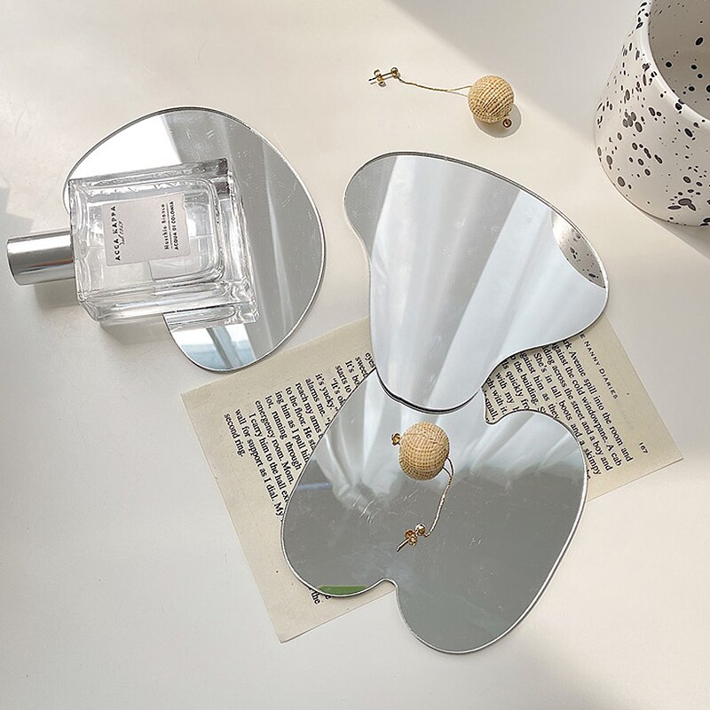 Ins Cup Onderzetters Acryl Spiegel Onderzetters Koffie Cup Mok Pad Isolatie Placemat Cafe Tafel Mat Desktop Decor Ornamenten