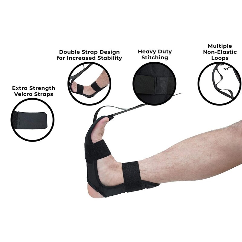 Yoga Stretch Strap, Ligament Revalidatie Stretching Riem Voet Slag Band, Fasciitis Plantaris Been Training Tool