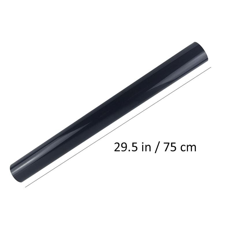 75cmx3M Car Van Window Tint Film Universal Fit for Privacy Sun Glare Heat Reduction (Black)