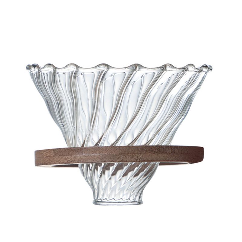 Pour Over Coffee Dripper Glass Slow Brewing Accessories for Home Cafe Restaurant Q6PE: E