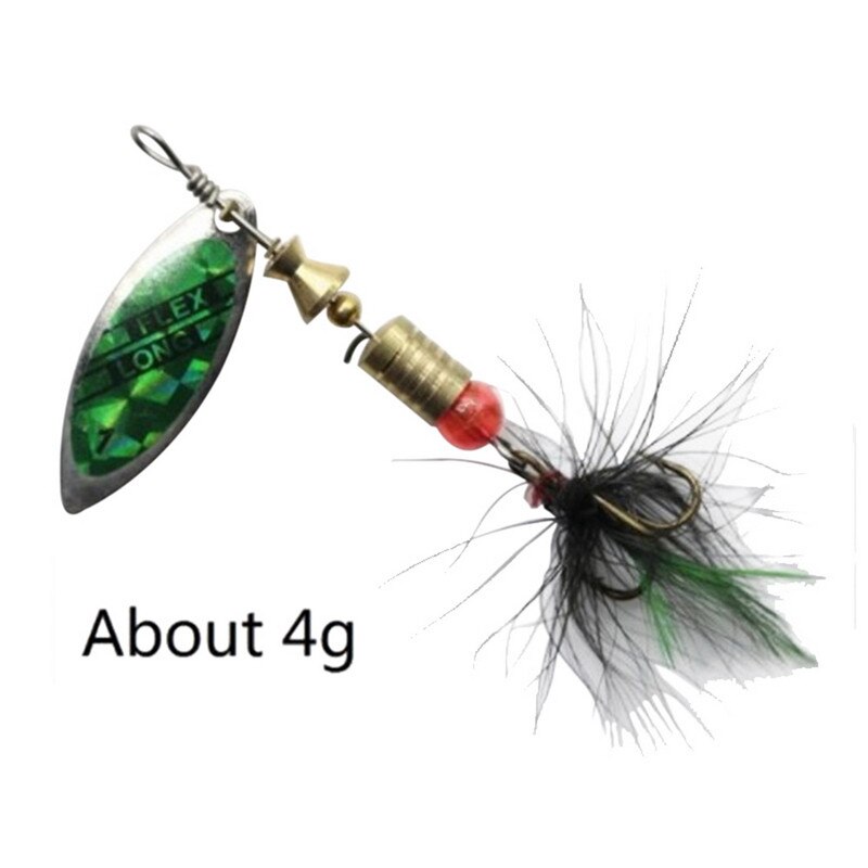 1/2 PCS Fishing Lures Trout Spoon Metal Spinners Baits With Plastic Fishing Tackle Box Hard Bait Spinner Bait Trout Pesca: 2 4g / 2pc