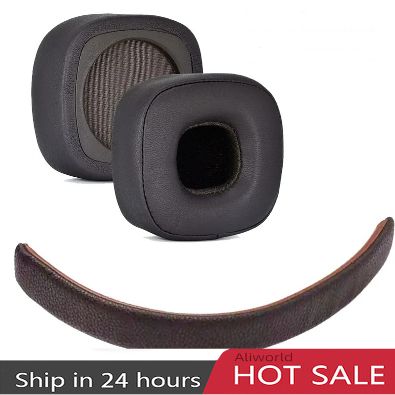Almohadillas de cuero de repuesto para auriculares Marshall Major 4, cubierta de cojín para auriculares inalámbricos Marshall Major IV, diadema