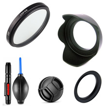 UV Filter en zonnekap Cap Cleaning pen Air Blower Adapter ring voor Nikon Coolpix B700 B600 P610 P600 P530 p520 P510 Camera