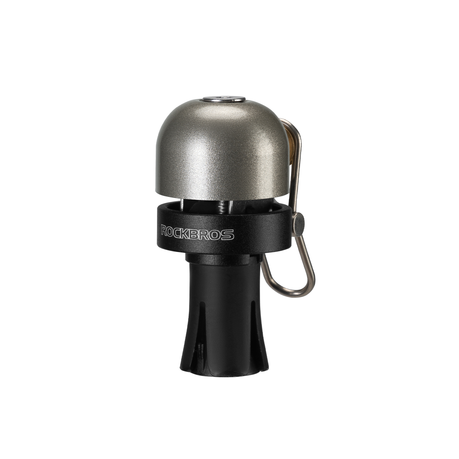 ROCKBROS Bicycle Bell Curved Handlebar Plug Bell Horn Waterproof 80dB Loud High Decibel Ring Alarm Bell Road Bike Accessories: YELLOW