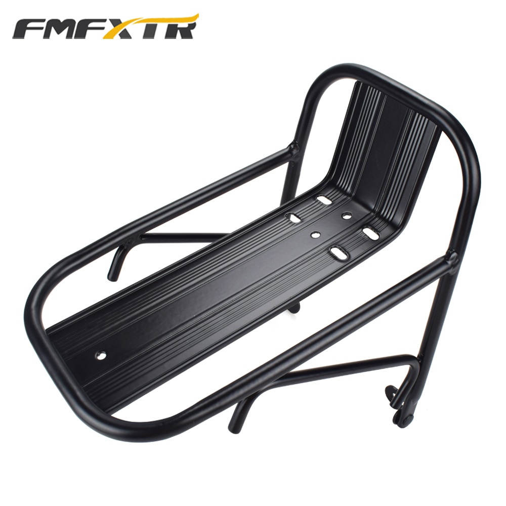 Aluminum Alloy MTB Road Bike Bicycle Front Rack Carrier Panniers Bag Carrier Luggage Shelf Cycling Bracket Durable &amp; Sturdy