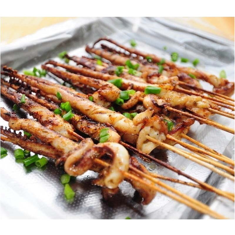 Wegwerp Wood Sticks Barbecue Gereedschap Natuurlijke BBQ Bamboe Spiesjes Voor Shish Kabob Grill Fruit Groente