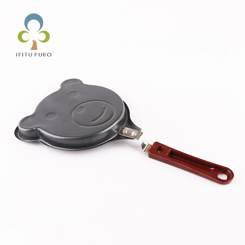 Creavtive Bear Shape Fry Egg Pancakes Mini Frying Pan Cauldron Housewares Various Kitchen Shaper Fried Tool Breakfast Tool GYH