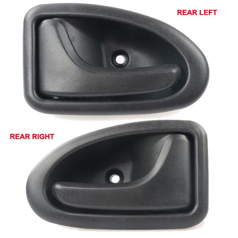 Manija de puerta interior negra LH/RH para coche, manija de puerta interior para Renault TRAFIC Clio 1999-up Scenic Megane