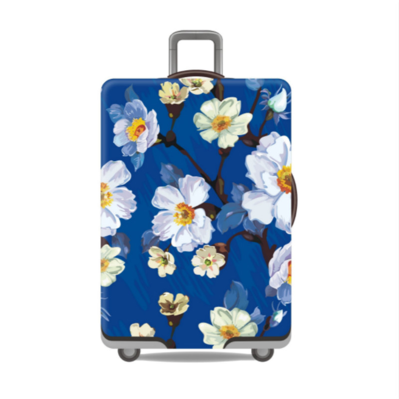 Flower Travel Luggage Protective Cover Thicker Elastic Fabric Colorful Trolley Suitcase Cover For 18-32 inch