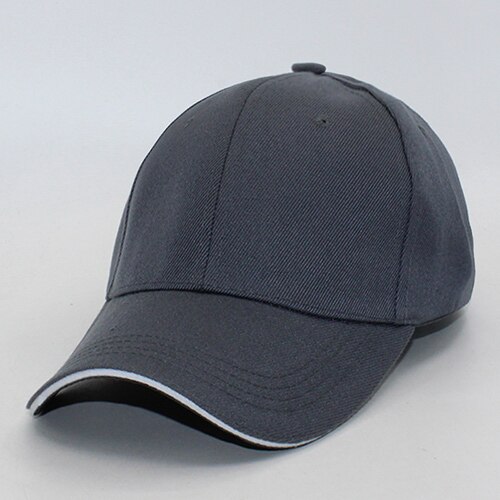 Men Baseball Cap Women Snapback Caps Casquette Hats For Men Plain Blank Bone Solid Gorras Planas Baseball Caps Plain Solid: dark gray