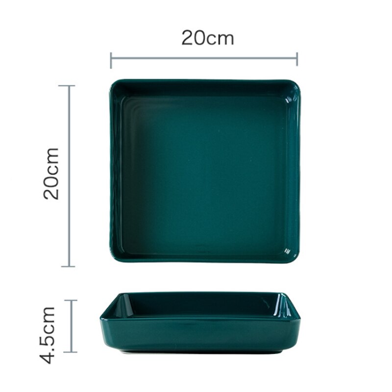 Scandinavische Stijl Keramische Snack Tray Multi-Raster Fruitschaal Gedroogd Fruit Moer Plaat Voedsel Lade Dessert Opslag Trays Keuken organizer: B-2