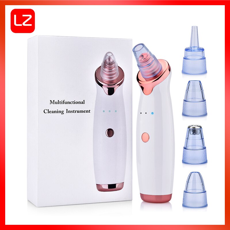 Blackhead Remover Pore Vacuum Facial Acne Cleanser Whitehead Extractor Removal Kit Rechargeable Beauty Electric Removal Tool