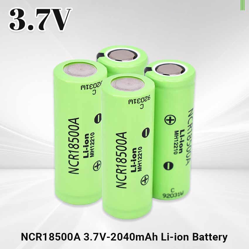 Batería de para linterna de juguete, 18500a, 3,7 V, 18500, 2040mAh, 100% Original, para NCR18500A, 3,6 V, novedad