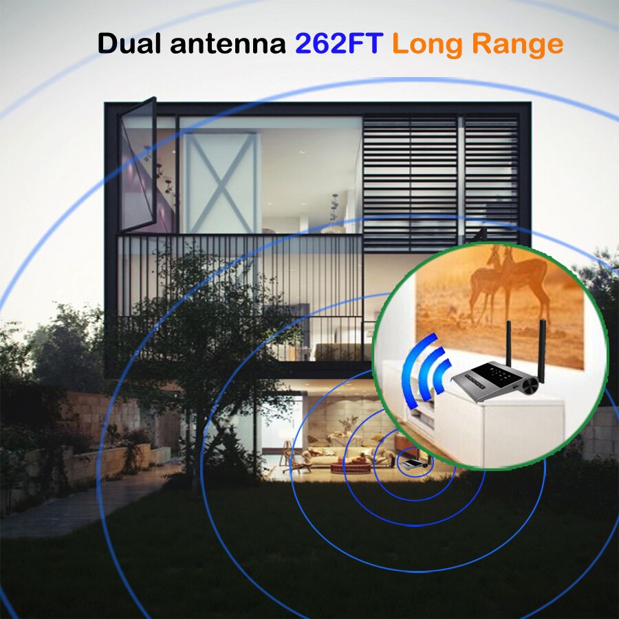 262ft/80M Long Range Bluetooth 5.0 Broadcast Audio Muziek Zender Ontvanger 4 In 1 Tv Pc Draadloze Adapter lage Latency Aptx Hd