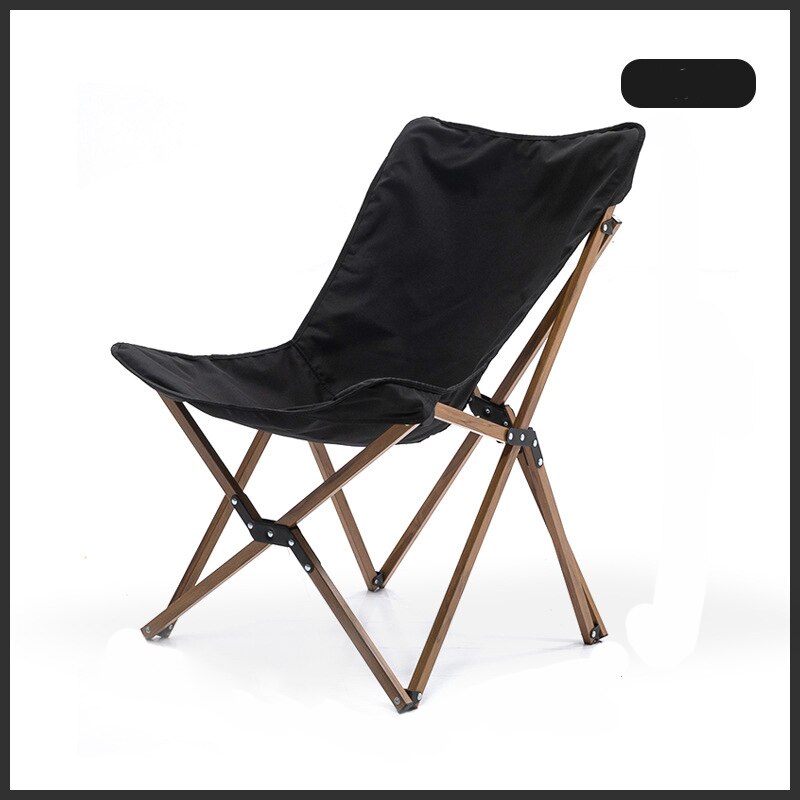 Houten Strand Vlinder Stoel Aluminium Klapstoel Voor Outdoor Wandelen Bbq Reizen Met Opbergzakken: TXZ-0521H