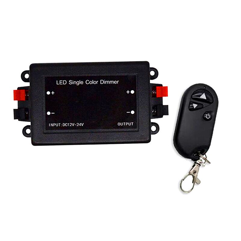 LED Single Color Dimmer 3Key 11Key RF Remote Control Wireless Plastic LED Dimmer Controller 12V 24V DC 8A