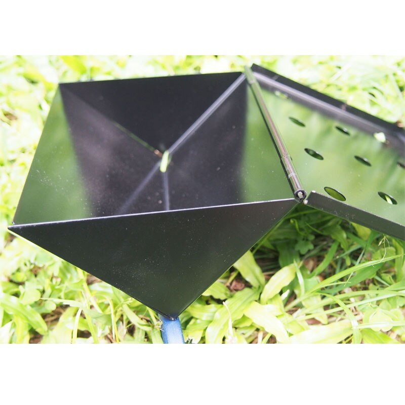 Non-Stick V-Shape BBQ Smoking Box Gas Grill Smoker Wood Chip Cold Smoke Generator Black Barbecue Grill Tool Cooking Meat Bacon