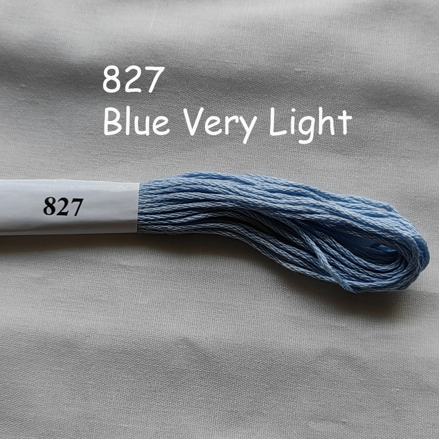Wysokiej jakości 100% bawełniana nić robić haftu krzyżykowego niemowlę niebieski 162 312 322 334 775 803 813 825 826 827 3325 3755 3756 3841