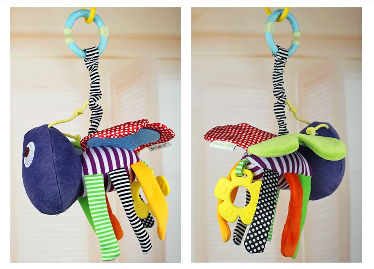 Bunte Baby Spielzeug 0-12 Monate Schmetterling Stofftiere Plüsch Puppe Spielzeug Für Neugeborene Weiche Baby Rasseln Handys Spielzeug