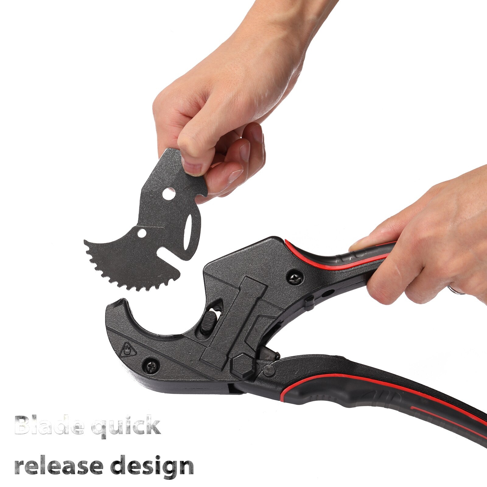 PVC Pipes Cutters Scissors Aluminum Alloy Tube PVC Tube Cutter Steel Blade Up for Cutting PVC Pipes Hand Tools