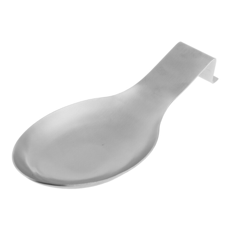 Brushed Finish Stainless Steel Spoon Countertop Spatula Ladle Holder Exquisite Kitchen Utensil Spoon Rest Holder Dishwasher F92B