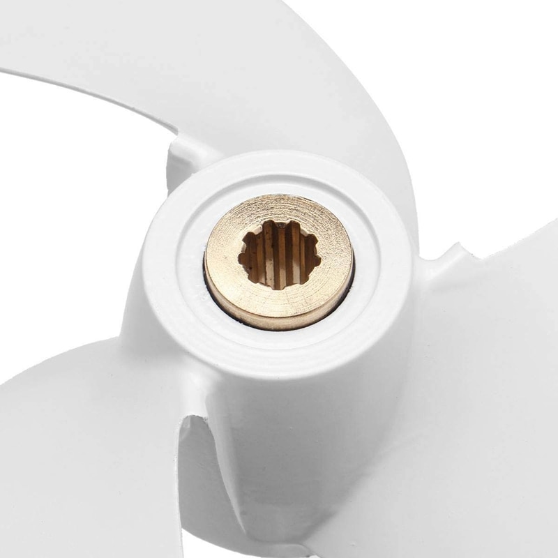 6L5-45943-00-EL Aluminiumlegering Marine Boot Buitenboordmotor Propeller 7 1/4x6 voor Yamaha 2.5-3Hp 9 Spline Tand 3 blades R Rotatie Wh