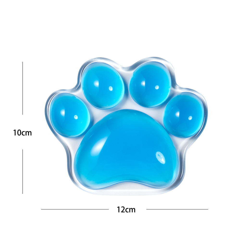 Cat Paw Mouse Wrist Rest Ergonomic Wrist Cushion Mouse Wrist Hand Cushion Soft For Office Home Desk Computer Mouse: Orange