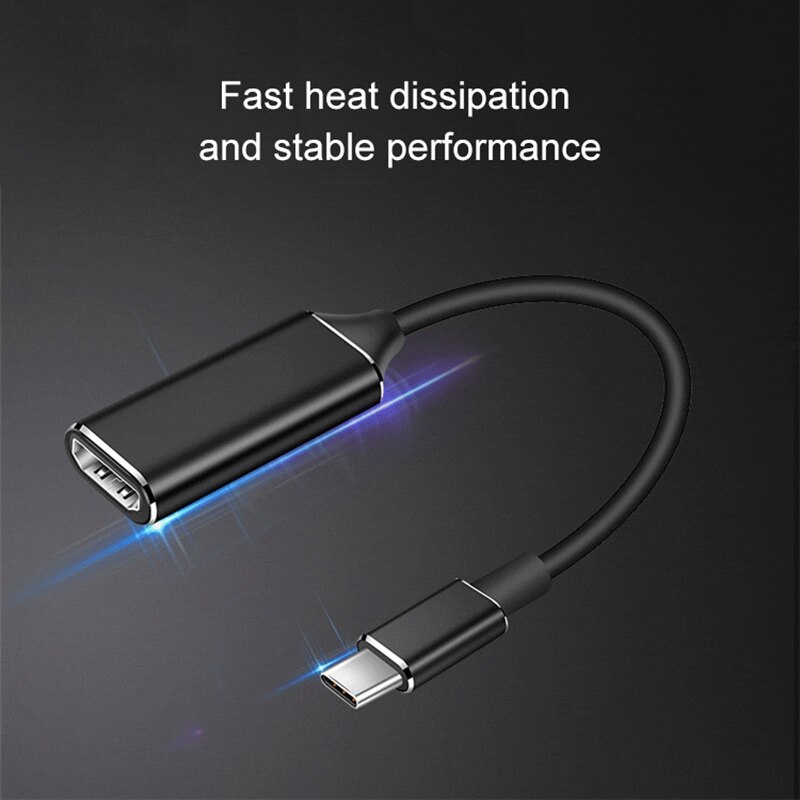 Usb c til hdmi adapter, uni usb type-c til hdmi adapter [thunderbolt 3 kompatibel] til macbook pro, macbook ipad p