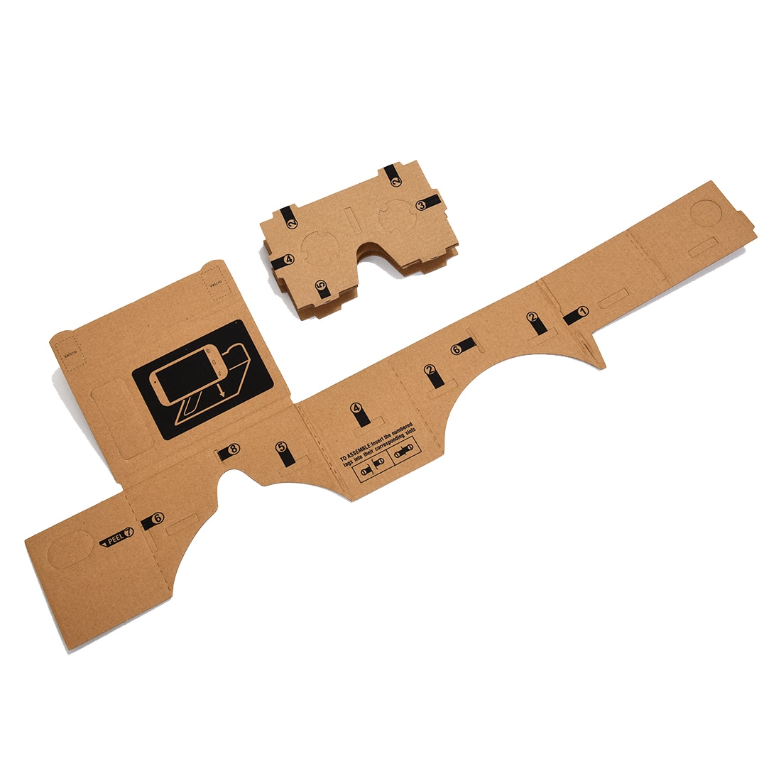 Mobile phone cardboard 3D Virtual Reality Glasses