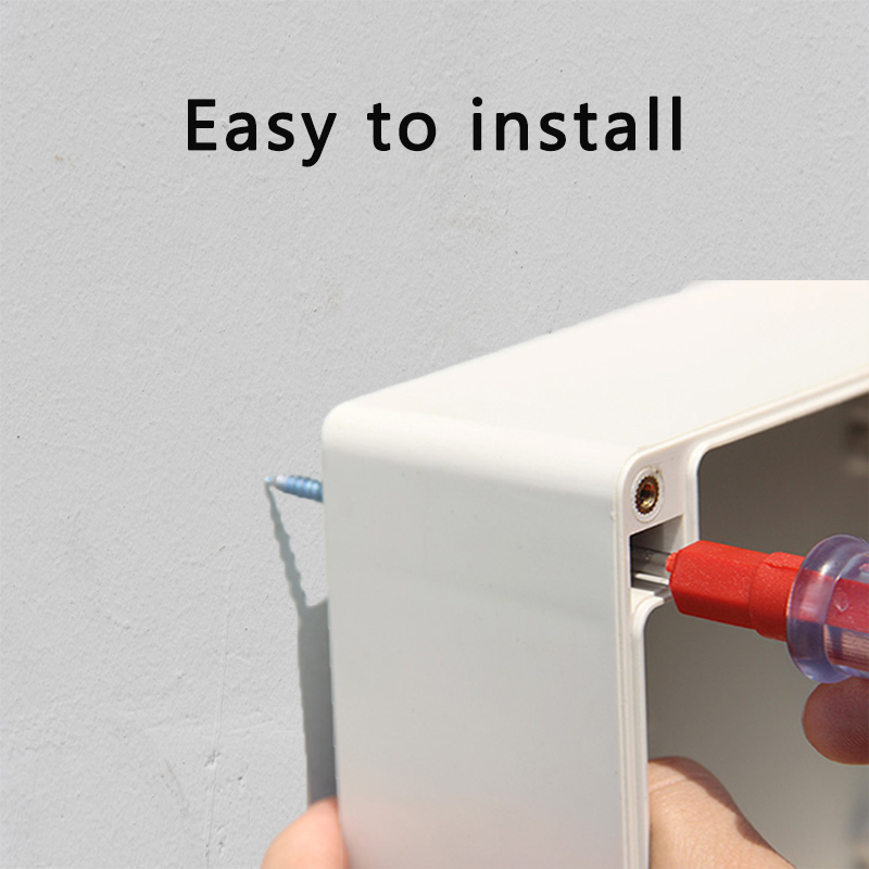 IP67 Waterproof Junction Box F Series Plastic Outdoor ABS Sealed Wiring Junction Enclosure for Electrical Instrument Project