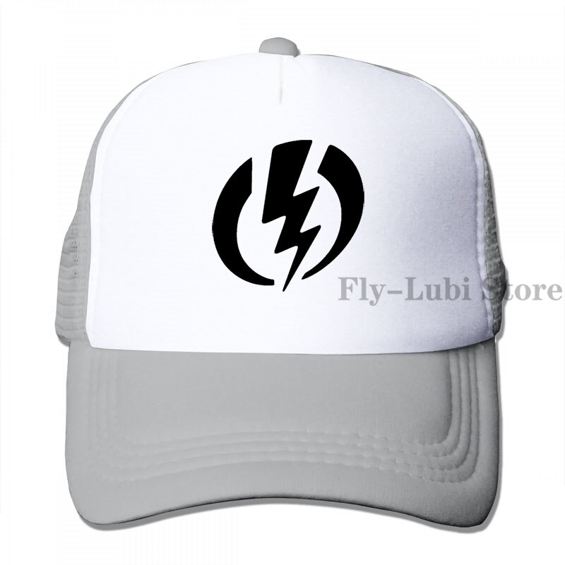 Electric Electrician Symbol 2 Baseball cap men women Trucker Hats adjustable cap: 3-Gray