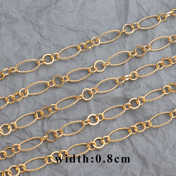 GUFEATHER C54,jewelry accessories,18k gold plated chain,0.3 microns,jewelry making,jewelry findings,earrings necklace,1m/lot: C5403