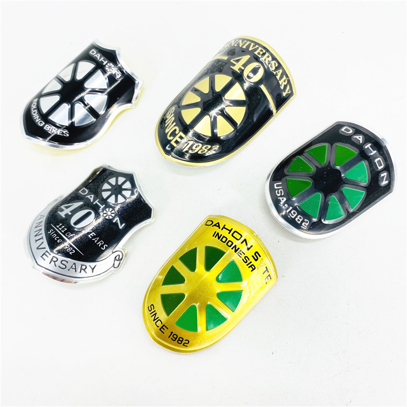 Bicycle Aluminum Alloy Logo Stickers For Dahon Folding Bike Commemorative Sticker Decorative Accessories