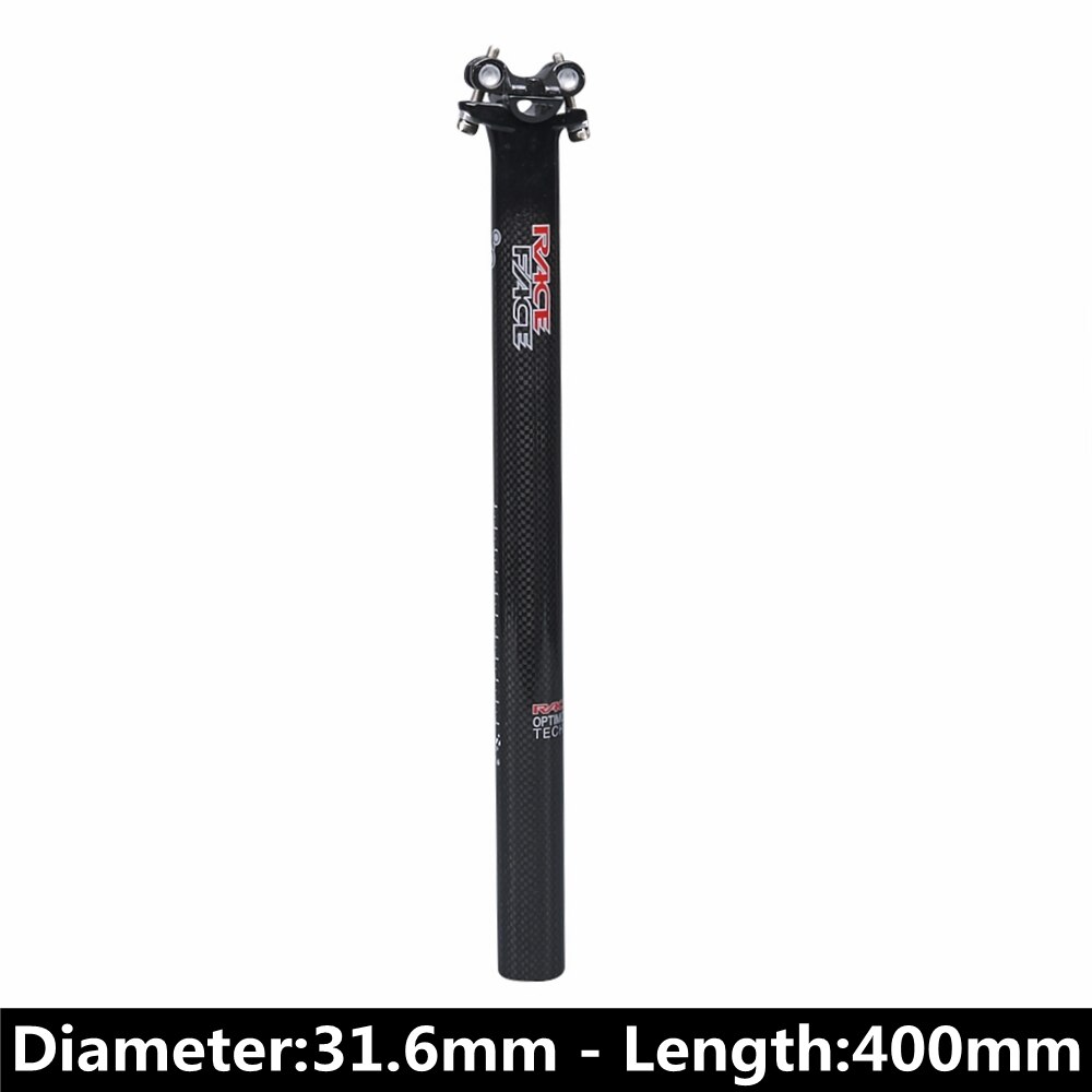 Race face next glossy 3k carbon zadelpen voor fietsen, racefiets, mountainbike, zadelpen, fietsonderdelen, diameter 27.2mm 30.8mm 31.6mm: 31.6400mm