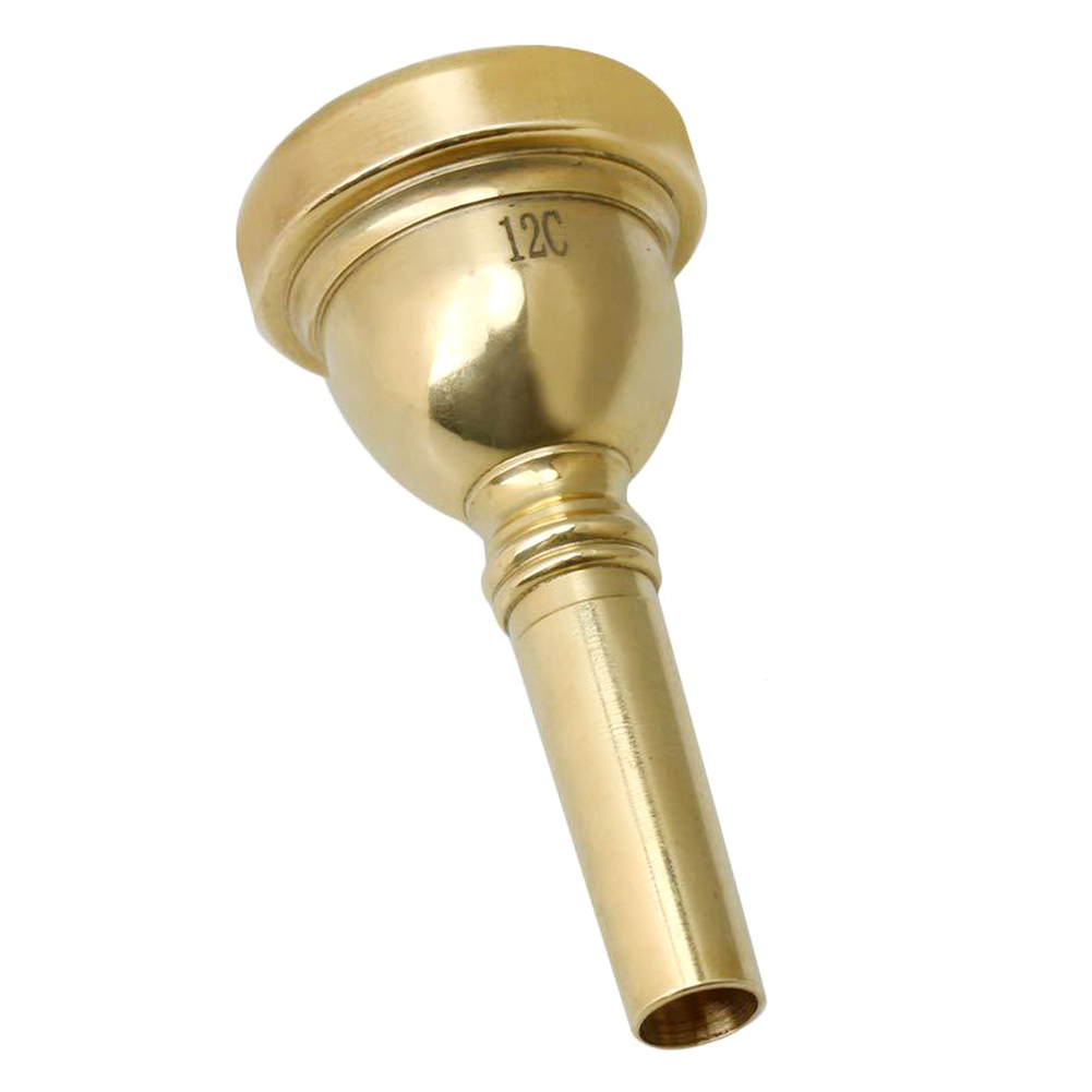 12C Vergulde Mondstuk Trompet Trombone Mondstuk Vervanging Stijlvolle En Duurzame Professionele Tool Brass Instrumenten