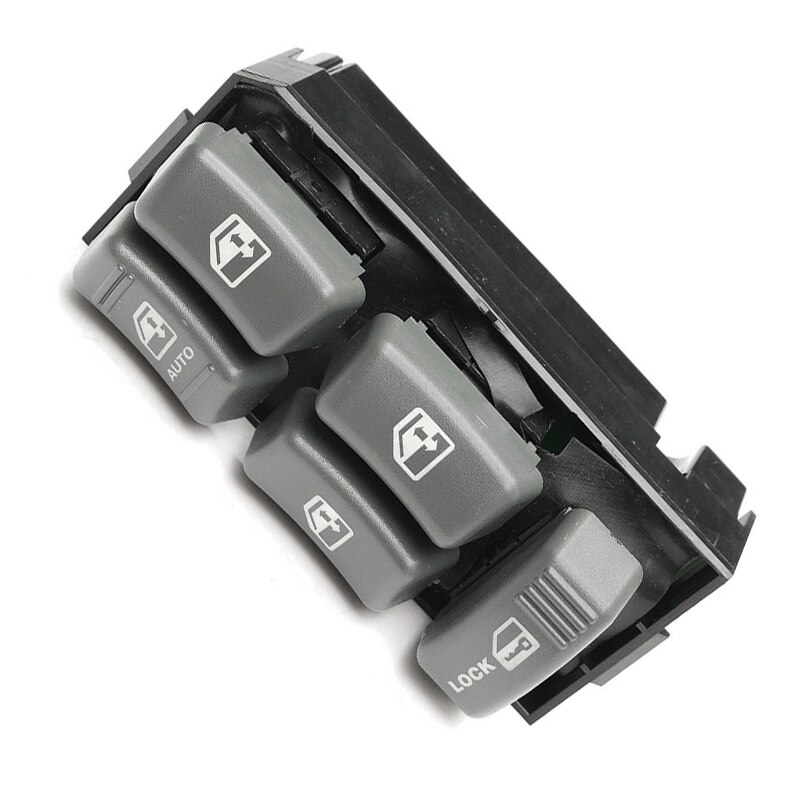 1Pcs Power Window Master Switch Linksvoor Zwarte Elektrische Voertuig Auto Window Switch Control Voor Gmc Chevrolet Cadillac