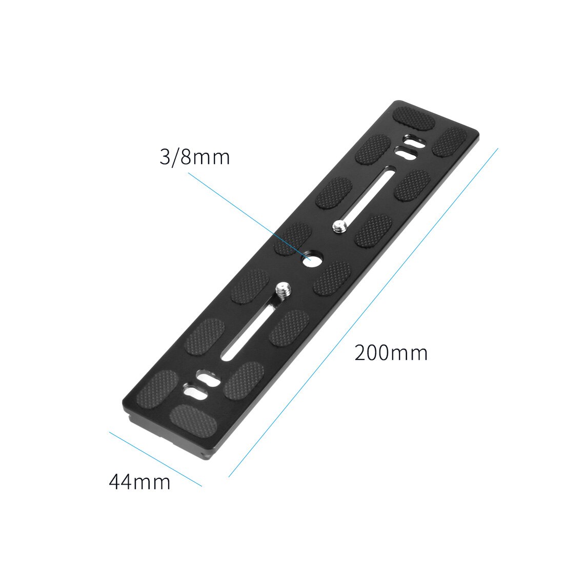 FEICHAO Universal Quick Release Plate PU120 150 200 300 Mount Tripod Plate w/ 1/4 Screw for Benro Arca Swiss Camera Tripod Head: PU200