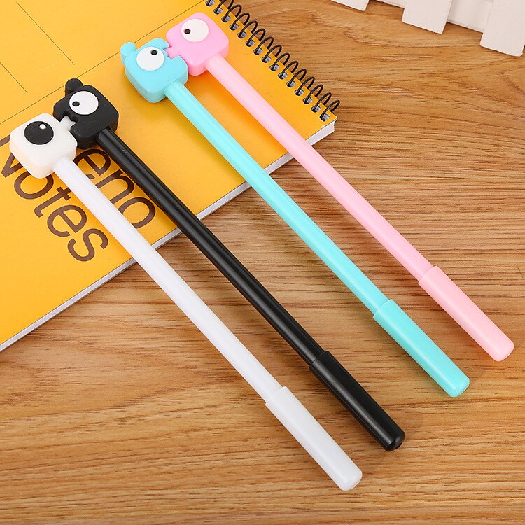1pcs Cartoon Cactus Style Pen Out of Pencil Case Write Easy and Smooth Pencil Bag Stationery School Supplies: 297-random 1pcs