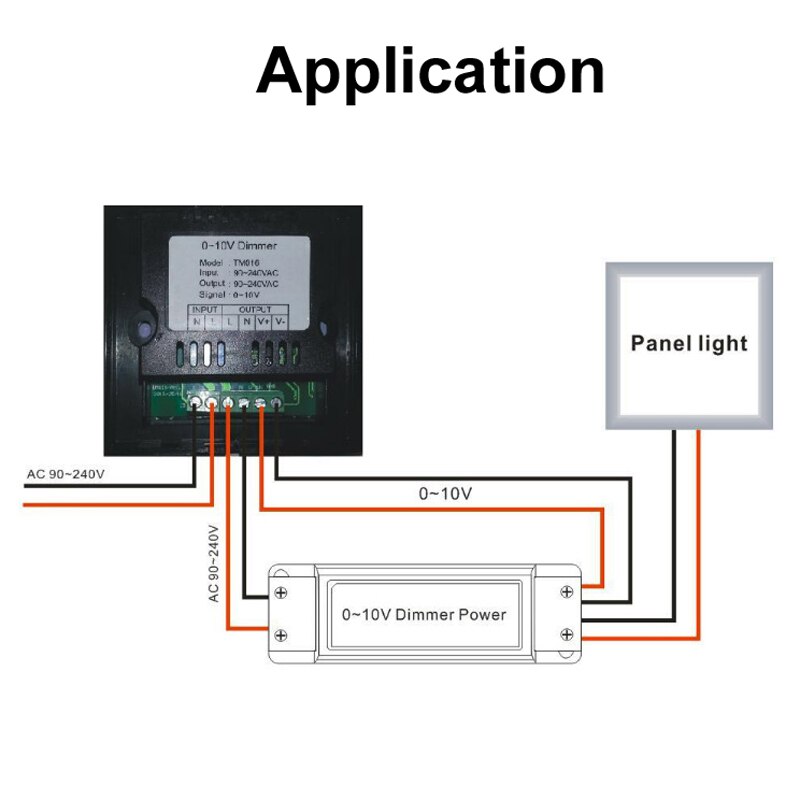 Output 0-10v Led Dimmer 220v 110v Touch Led Dimmer Remote Control 220 V Lamps Light Dimmer 220v Variateur De Lumiere