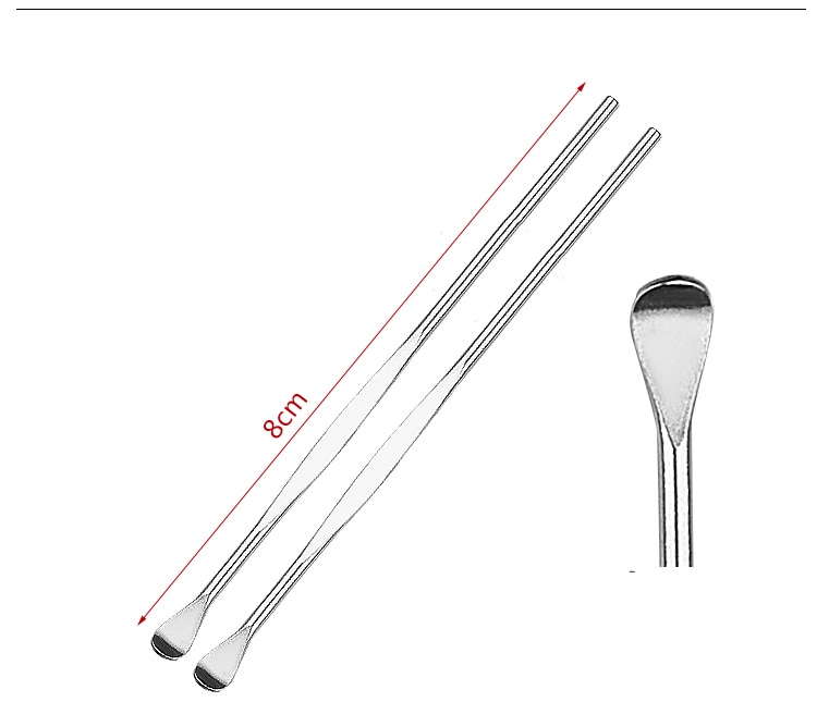 5 stuks/partij draagbare roestvrijstalen spiraalvormige oordopjes, curettereiniger, oorverzorging, stokjes, reinigingstools voor oordopjes  fs01