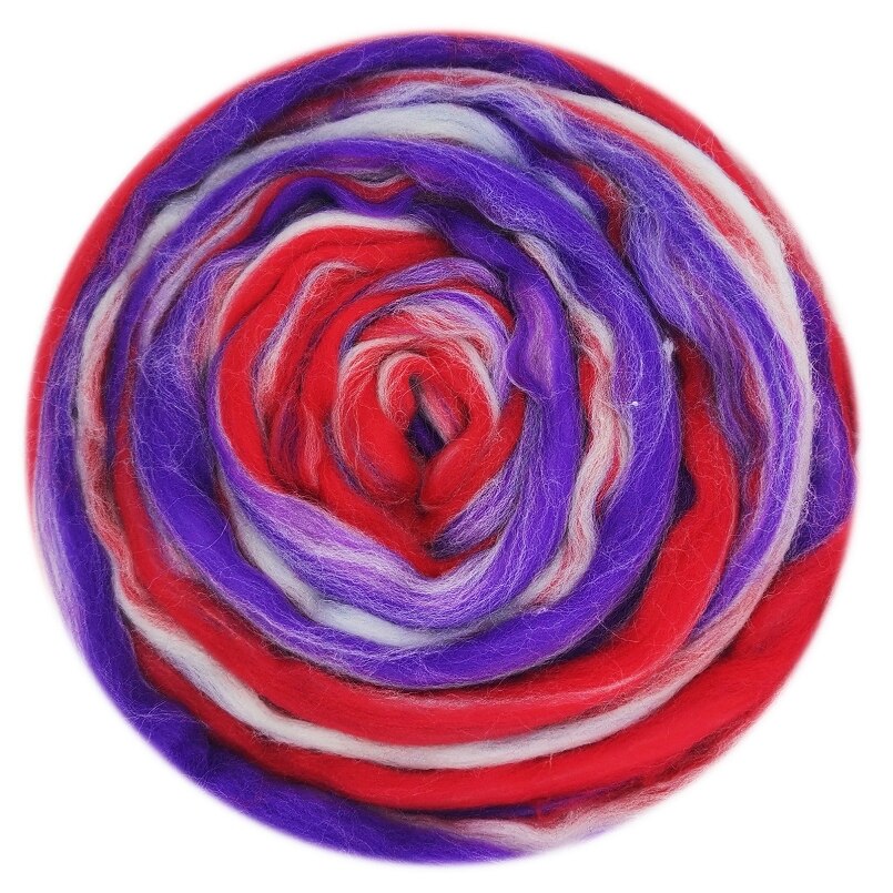 Lã misturada lã roving 50g merino misturado mão tingida lã topo arte agulha e molhado felting suprimentos agulha felting diy lã (no.12): Bronze