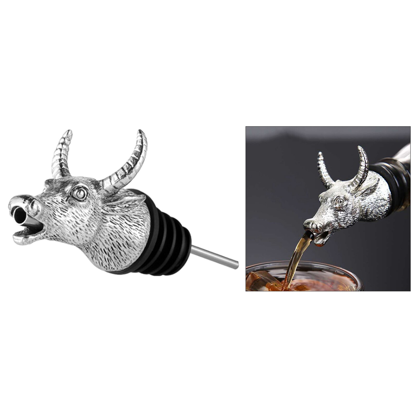 Decantador de vino Champagne con forma de cabeza de Animal, tapas de vino, selladores, utensilios de cocina para barman, accesorios para Bar