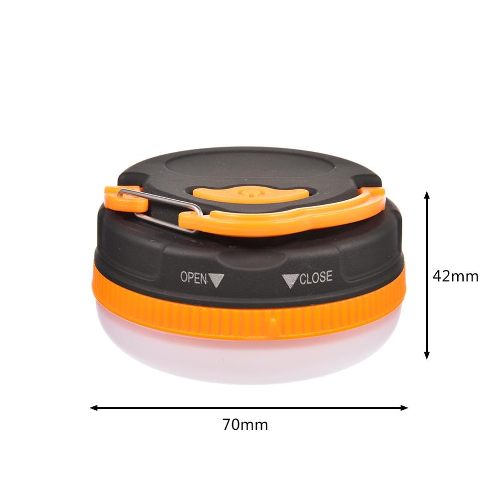 Super Bright Mini Portable Camping Lantern Night Light 3w 3 Modes LED Camping Light Outdoor Emergency Lamp Waterproof Use 3*AAA
