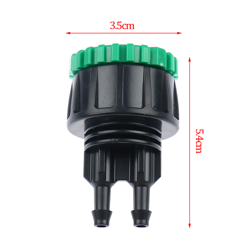 Trädgårdsslang 1/4 "  to 1/2 " 3/4 " hona y-koppling bevattning 4/7 adapter