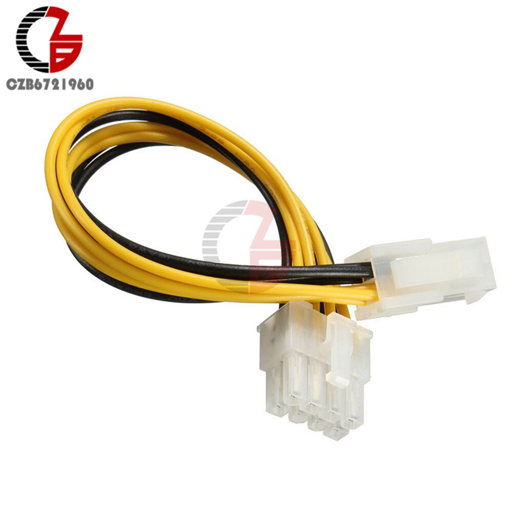 20 Cm 4 Pin Vrouw Naar Man 8 Pin Atx Eps 12 V Connector Adapter Pcie Gezamenlijke Kabel