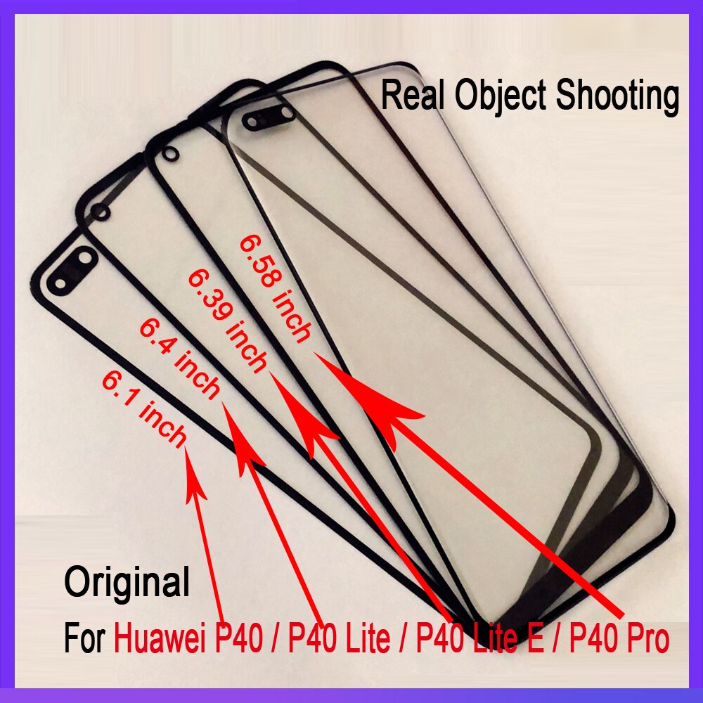 Touch Screen Glas Voor Huawei P20 P20Pro P30 P30 Lite P30 Pro LCD Display Panel Voor Outer Glas Lens Spare onderdelen Vervanging