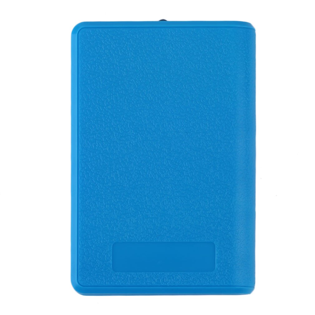 Grote Capaciteit 10400 Mah Draagbare Size 4*18650 Batterij Externe Power Bank Mobiele Telefoon Batterij Lader Geschikt Power Bank shell: blue