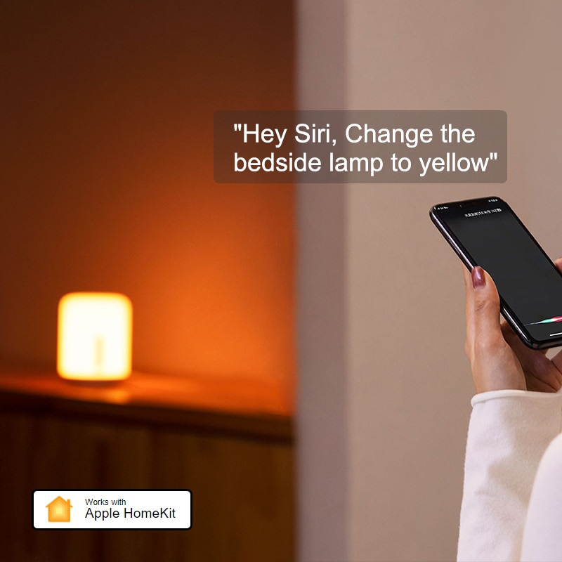 Xiaomi lampe de chevet 2 Smart Table LED lumière Mi maison APP sans fil contrôle Mijia chambre bureau veilleuse pour Apple HomeKit Siri