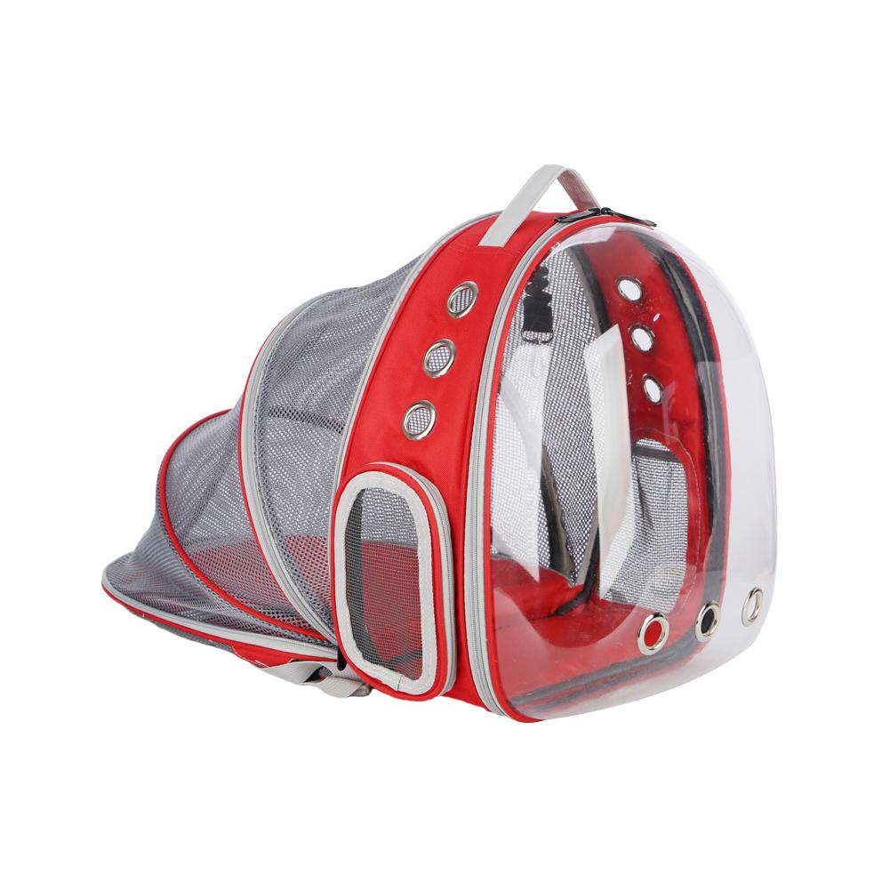 Tragbare Haustier Katze Rucksack Faltbare Multi-Funktion Haustier Hund Träger Tasche Große Raum Kapsel blasiert Schulter Haustier Rucksack Zelt käFeige: rot