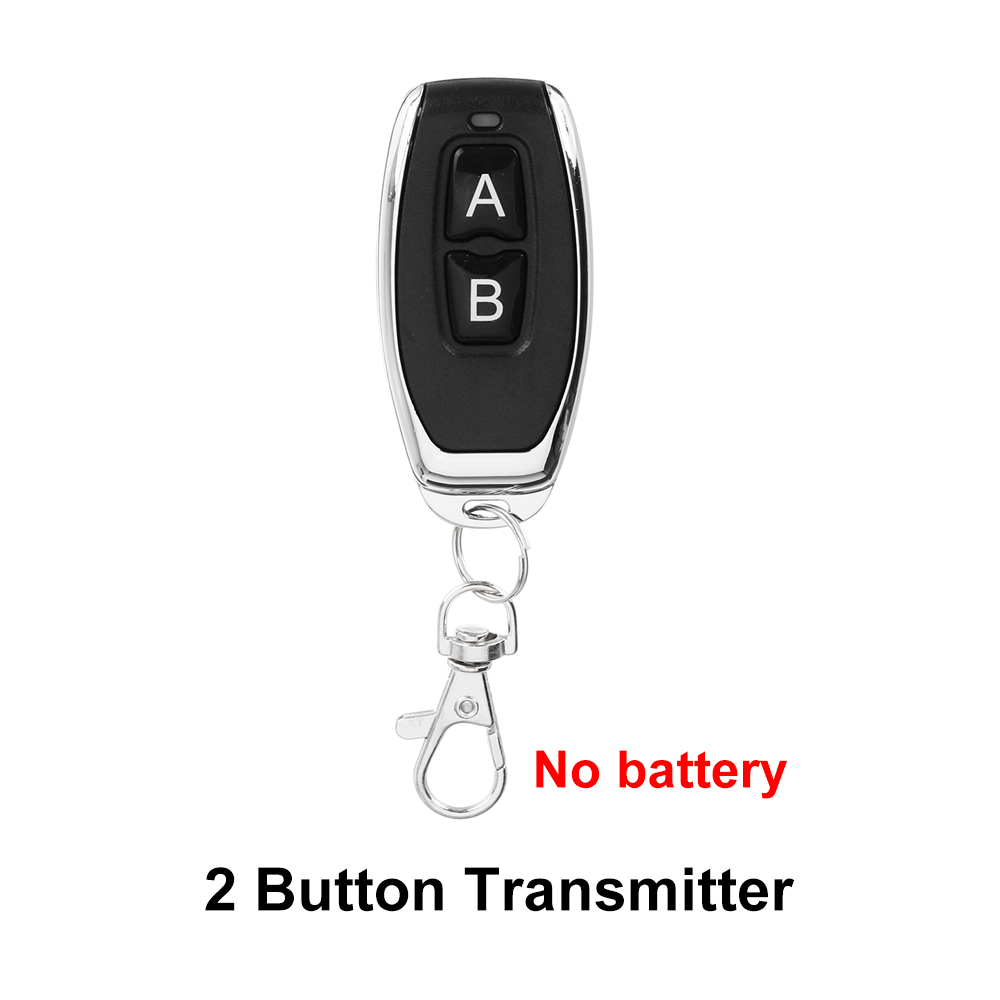 2CH RX Multi 433 a 900 Mhz Receiver Garage Door Opener Remote Control Gate External Multi-brand Controller Switch 12V 24V 220V: Red